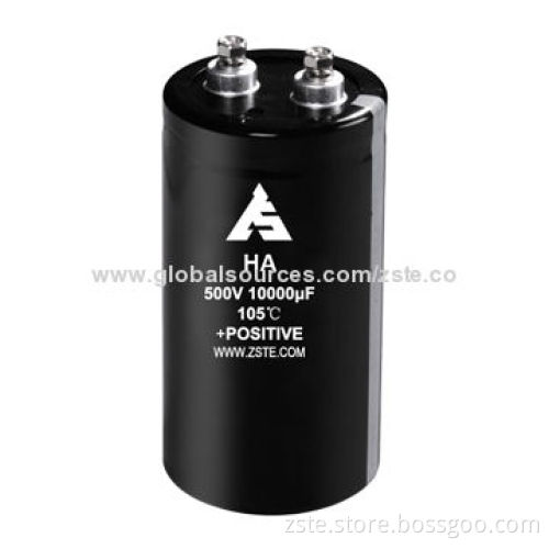 Aluminum Electrolytic Capacitor, Screw Type, High Temperature, Standard